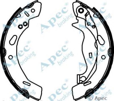 APEC BRAKING shu799 -  Комплект тормозных колодок
